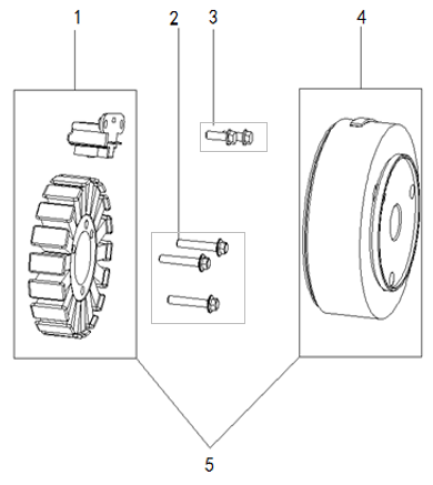[1010400229-B1/D7] Bolante Completo para Kayo AU 300