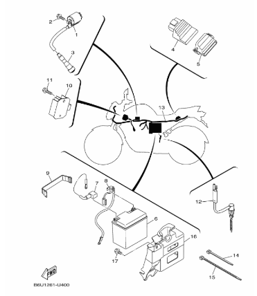 [2GSH19601000-PE] Regulador de Corriente para Yamaha FZ 150 FI