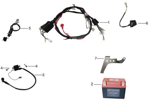 [3010010001-B1/B5] Relay de Arranque para Kayo T4