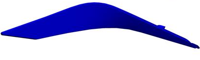 [1020468079063-Z/C5.3] Moldura Derecha Decorativa de Carenado para Zontes ZT703-RR (Gris Azul)