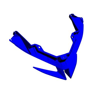 [4046803280000-Z/C5.2] Carenado Frontal Inferior para Zontes ZT703-RR (Gris Azul)