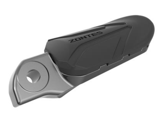 [4064300011051-Z/C1] Descansapie Izquierdo Trasero para Zontes ZT200 - GK / U / U1 y ZT350 - R1 / T