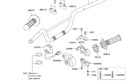 [DC01367-B1/B7] Apagador Kawasaki KLX 110 – Usado