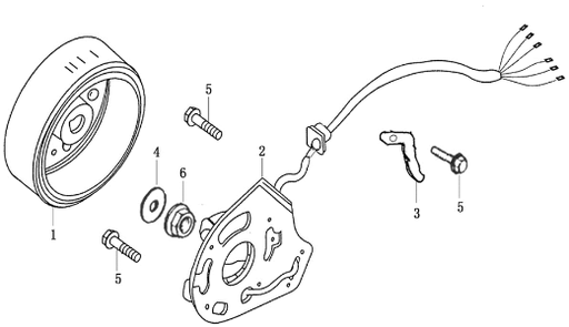 [1010170304-B2/B5] Bolante para Pitsterpro XJR MX FXR / Kayo TS TSD AY AT TT (Arranque Electrónico y de pie 70-140cc)