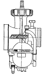 [DC00774-B1/B7-KLX] Carburador Set Kawasaki KLX 110 usado