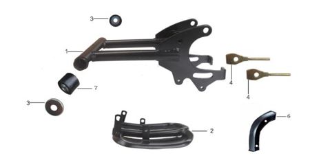 [PB20001-B1/P9] Cubre Polvo de Bushing de Horquilla para Kayo AT 110