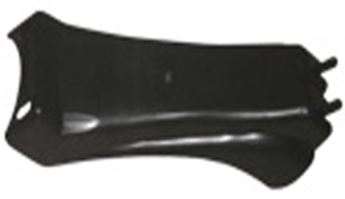 [CM01732-B2-CG150] Guadabarro Trasero Parte Plastica para Motocicleta Tipo Freedom ZS, Formula Nano, Katana CG o Similar