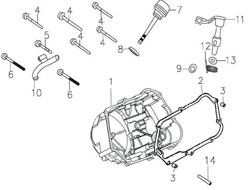 [DC00628-B1/15] Leva Clutch Motor Pitsterpro / Kayo 150-160cc