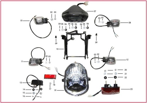 [ST01839-B2/D10] Luz de Placa para Pitsterpro STR