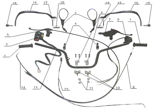 [CM02010-B2-MAVOC] Manilla Clutch Completa Pitsterpro Mavoc 400