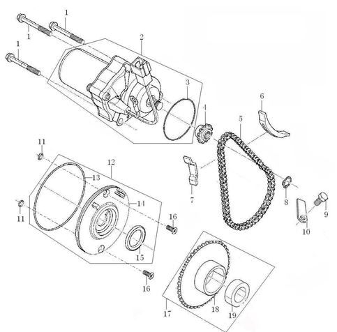 [ST01924-B2/F9-STR125] Motor Arranque Pitsterpro STR 125