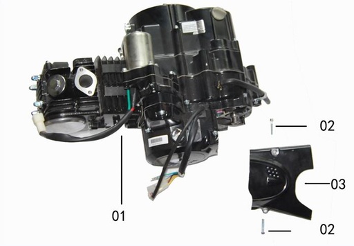 [ST01870-B2/-STR] Motor Completo para Pitsterpro STR 125