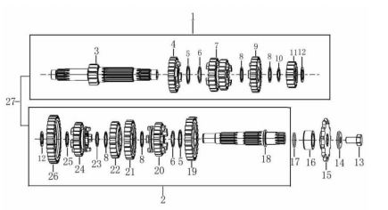 [TK19288B-B1/C4] Piñon Delantero para Pitsterpro LXR 250 / Freedom RX3