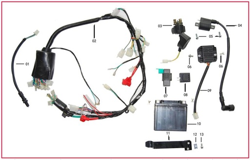 [ST01827-B2/D10] Relay de Arranque para Pitsterpro STR 125
