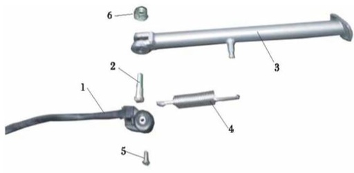 [XY00285-B2/C7-400] Resorte de Patilla Estacionar para Pitsterpro LXT 400 / Formula XY 400