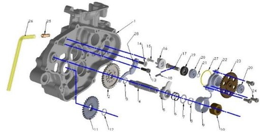 [CXM00480-B1/J7-CX65] Retenedor Bomba Agua Cobra CX 65