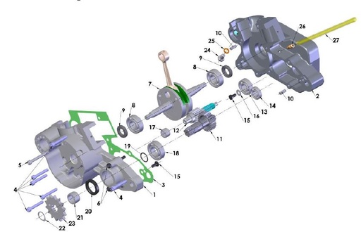 [ECMU0118-B1/J7] Retenedor de Ciguenal para Cobra CX 50