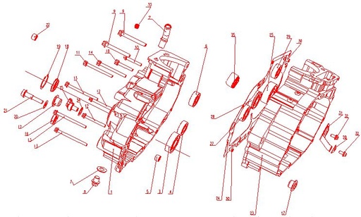 [XY00034-B2/D11] Sensor de Cambios para Pitsterpro LXT 400 / Formula XY 400