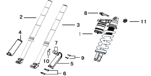 [DC2007-B1/9-X] Soporte Motor Kit Pitsterpro XTR 250 AC / Kayo T4 2012-20