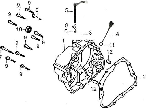 [K200301-B2/B2] Tapa Clutch Pitsterpro XTR 250 LC 2009-11