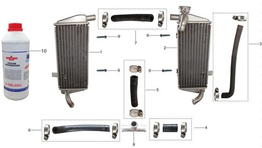 [BB01503-B1/C1-XTRAC] Tapon Soporte Filtro Aire Cobra CX 65