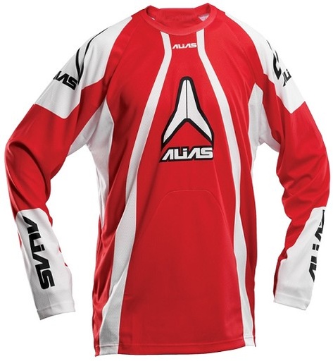 [DC20016-OF-A1R] Camisa A1 Rojo/Blanco – Alias MX