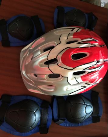 Casco Bici para Niño + protecciones