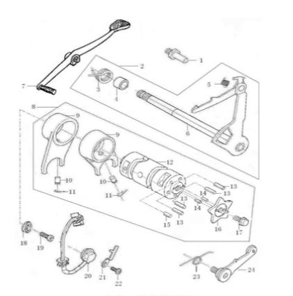 [DC02047-B1/E3] Sensor Cambios Pitsterpro LXT 400 / Formula XY 400
