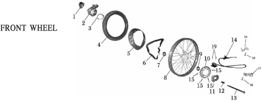 [DC00060-B2/CA-L] Aro 21 Completo para Pitsterpro LXT 400 / Formula XY 400