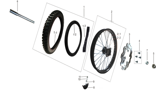 [TT00251-B1/10] Radio 17 Aro Supermoto Pitsterpro XTR 250 LC 2009-11