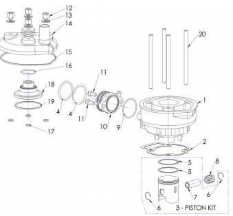 [CXM00023-B1/J7-CX50KIT] Empaque Kit Cobra 50