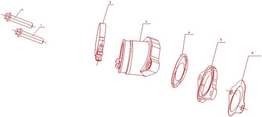 [XY00807-B2/D11-] Oring de Toma de Carburador para Pitsterpro LXT 400 / Formula XY 400