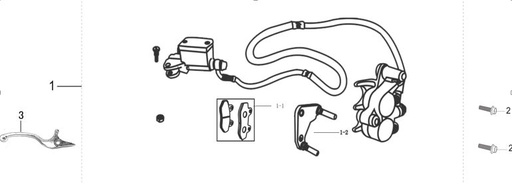 [PB02074-B2/C5] Manilla Freno Pitsterpro X5 / Kayo Motard TT