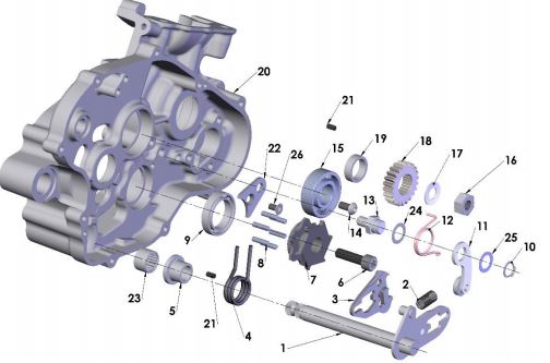 [EAC60012-BC/B5] Selector Chapa Cambios Cobra CX 65