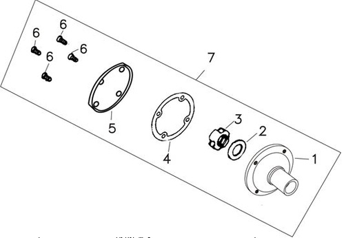 [PB01003-B1/29] Tapa de Centrifuga / Cenicero para Pitsterpro GPX 150 / 160 cc