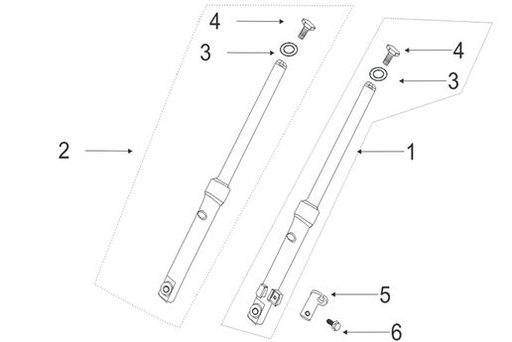 [PB01XJR-B1/30] Tornillo Suspension Superior Pitsterpro XjR ss / Kayo TS 90cc 2012-19