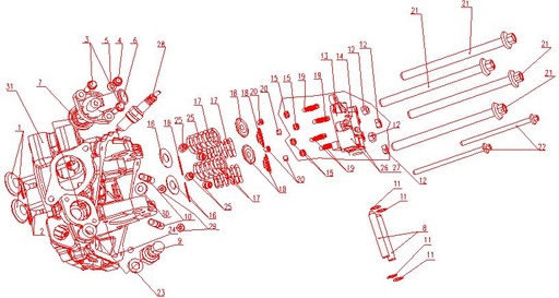 [XY00463-B2/D11-400] Valvula Adimision Pitsterpro LXT 400 / Formula XY400-2
