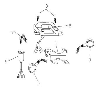 [DC00846-B5/L5-XTR230] Llavin y Tapon Pitsterpro XTR230AC 2011-12