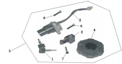 [XY00672-B2/C11-400] Llavin Kit Pitsterpro LXT 400 / XY 400
