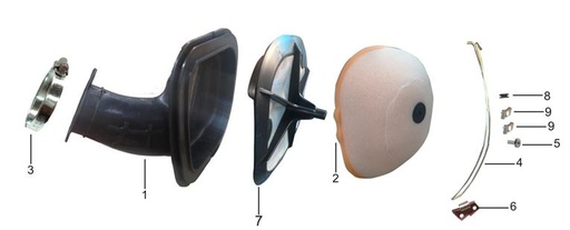 [CM02030-B1/C3] Filtro Aire Pitsterpro LXR 250 / Kayo K6 2016-17