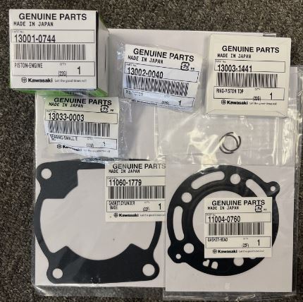 [DC00922-B1/43] Empaques Superior Completo para Kawasaki KX 112 cc Original