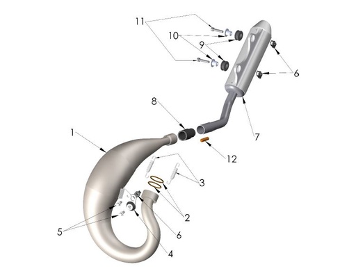 [CXMCMUGR08-B1/K8-S] Soporte Mufla Cobra CX 50 King / FWE 2020 - anterior (copia)
