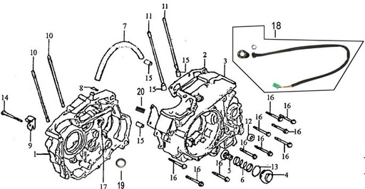 [1010240488-B1/K5] Sensor de Cambios para Pitstepro XTR / Kayo K2