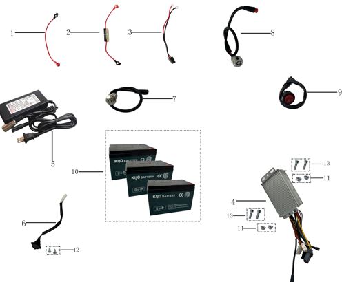 [eA500022-B1/F3] Cargador de Bateria para  Kayo eA50