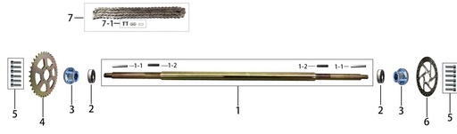 [S700025-B1/A1] Disco de Freno para Kayo S70