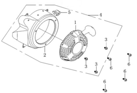 [S700055-B3/A] Arranque Manual Kayo S70