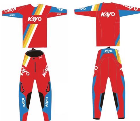 Uniforme Motocross Enduro Niño Rojo