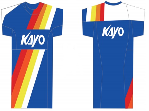 Camiseta Kayo Dry Fibers ( Azul)