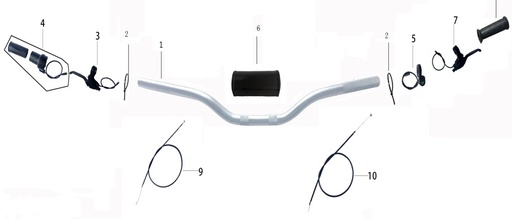[404002-0034-B1/B12] Manilla Freno Delantero Kayo eKMB