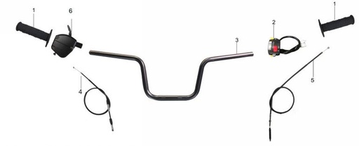 [602014-0021-B1/R5] Cable de Gas para Kayo AU 200